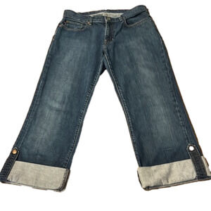 POLO Ralph Lauren cuffed jeans, size 12, in good condition, cuffs roll up & snap